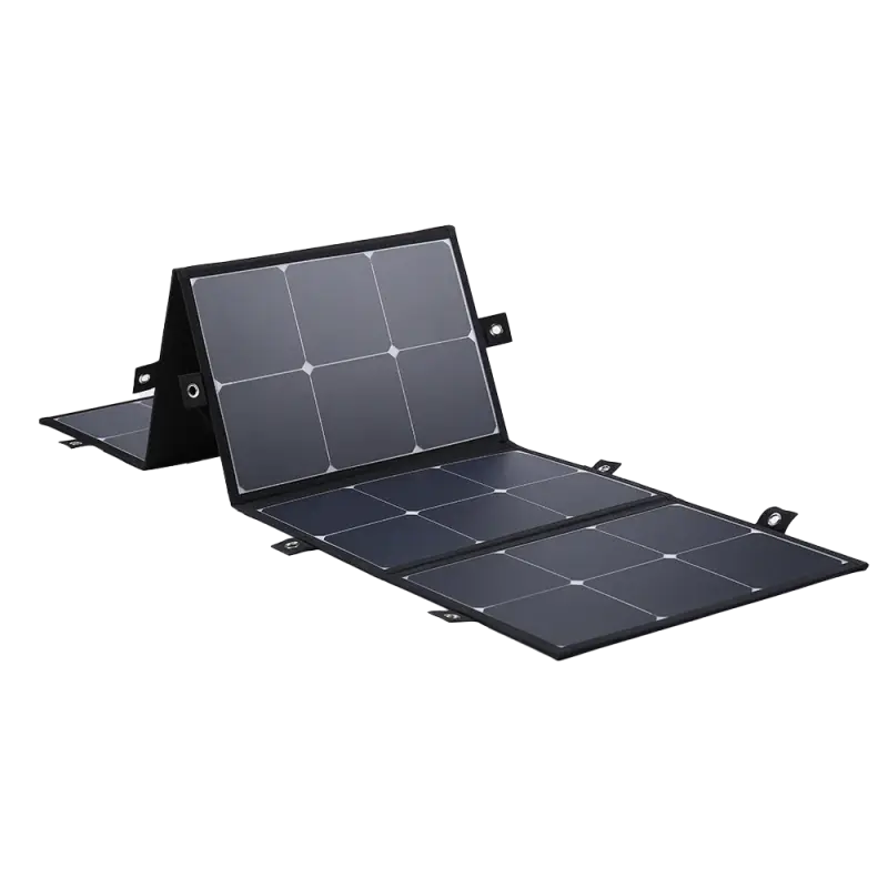Wholesale Portable 100W 20V Foldable Solar Panel for Camping Power Station Battery Mobile Phone Charger Power Bank