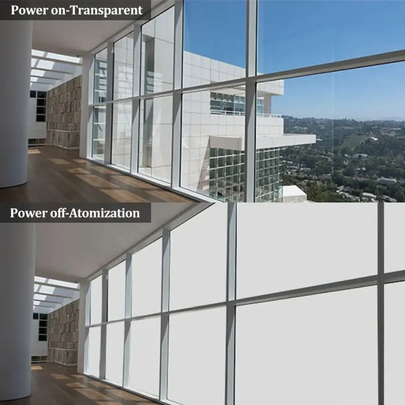 Electric Controlled Window Pdlc Films Pdlc Smart Security Smart Tint Film Switchable Glass