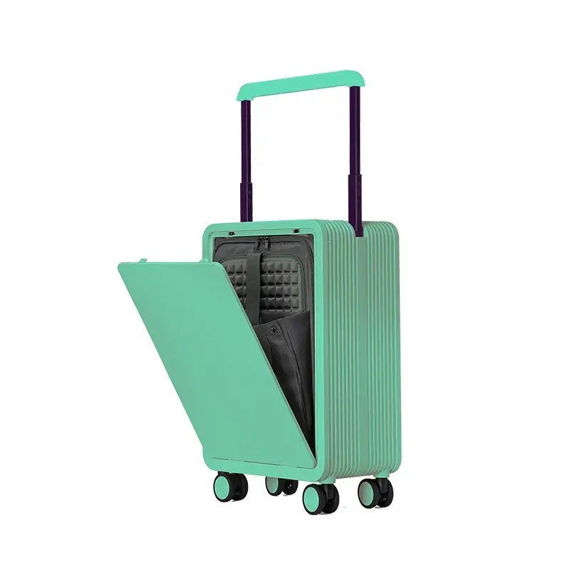 LEAVESKING Luxury Trolley Suitcase Custom Carry on Spinner Hard shell Lightweight Traveling Anti Theft Aluminum Smart PC Luggage