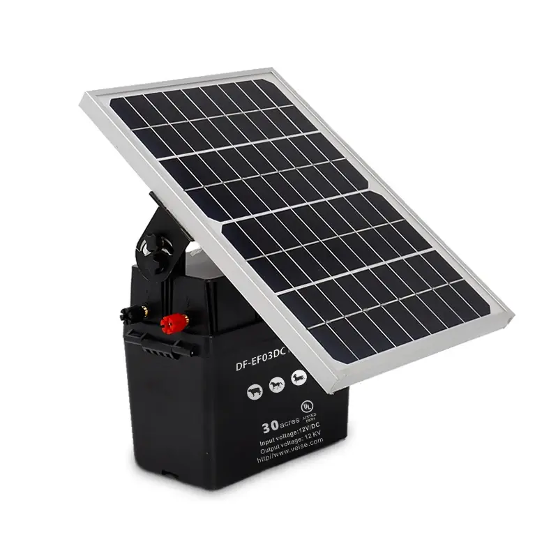 Solar Electric Fence Charger of animal poultry husbandry equipment for farm, goat, pig,animal,livestock