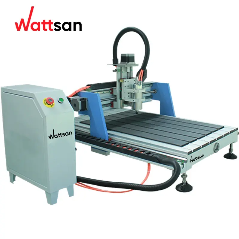 1.5kw spindle cheap small smart portable cnc wood router machine 0609 with NC Studio