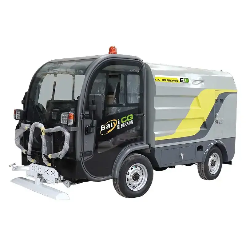 Baiyi C15 pure electric compact multi-functional high-pressure washing vehicle road high-pressure washing