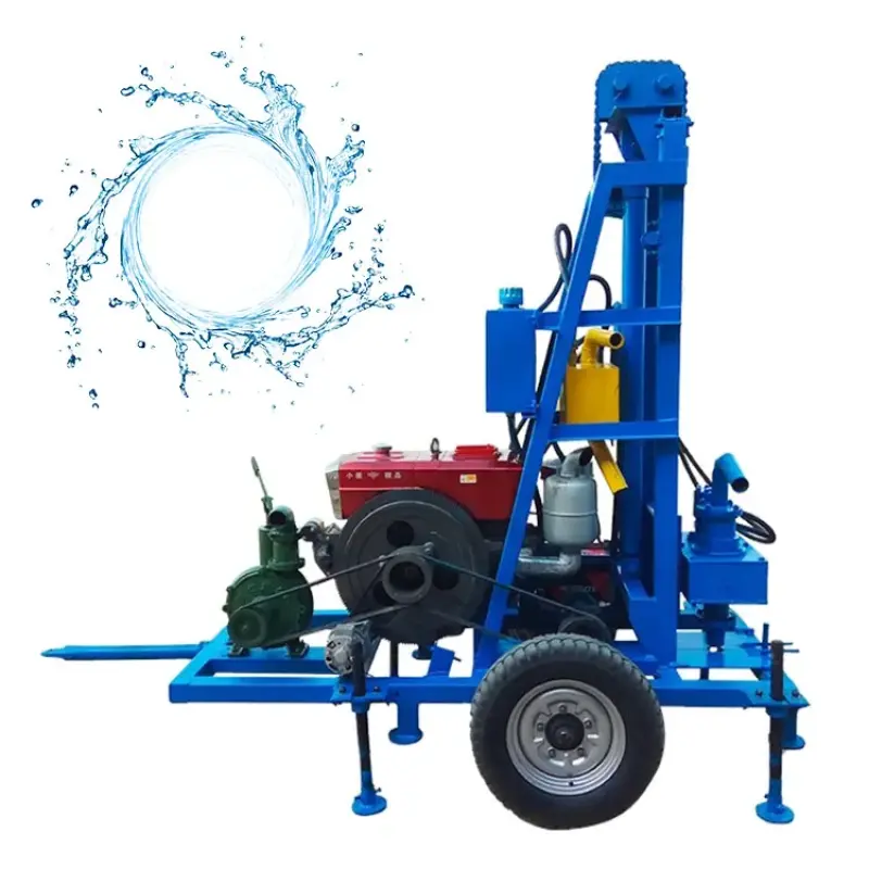 HiYoung Easy operation hydraulic drilling machine small water well drilling rig machine