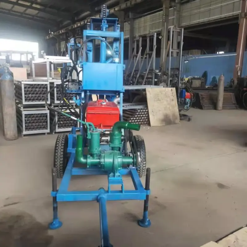 HiYoung Easy operation hydraulic drilling machine small water well drilling rig machine