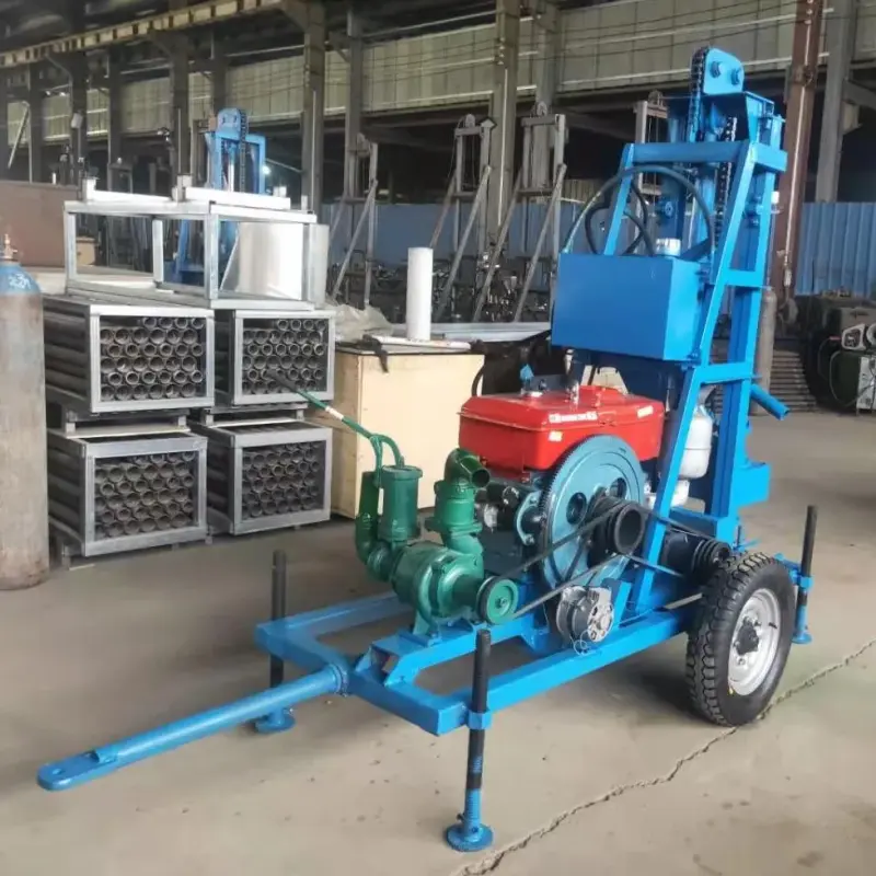 HiYoung Easy operation hydraulic drilling machine small water well drilling rig machine