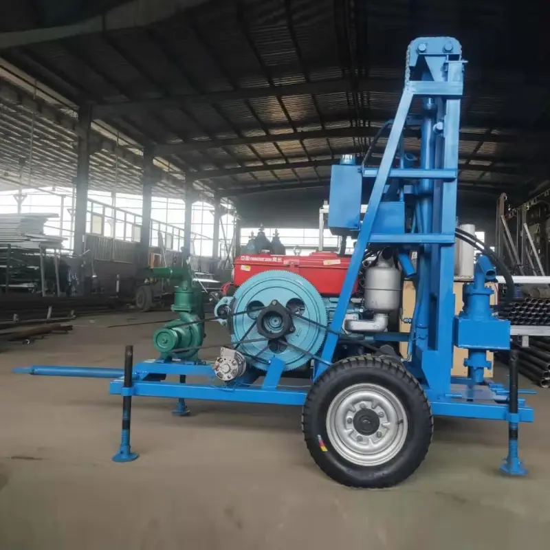 HiYoung Easy operation hydraulic drilling machine small water well drilling rig machine