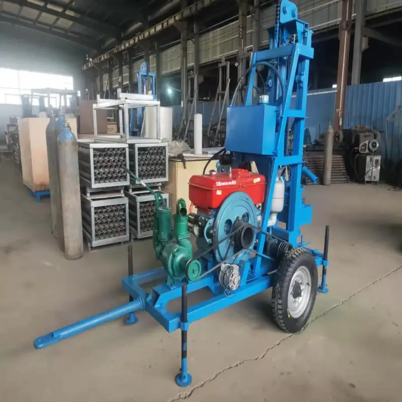 HiYoung Easy operation hydraulic drilling machine small water well drilling rig machine