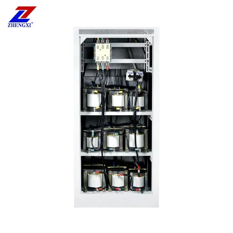ZBW-50KVA 380V AC 3 phase smart LCD svc non-contact voltage stabilizer regulator
