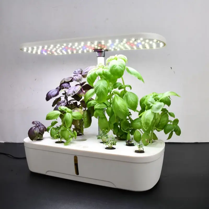 indoor small kitchen home planter pot smart herb garden grow hydroponics system kit hydroponic growing systems