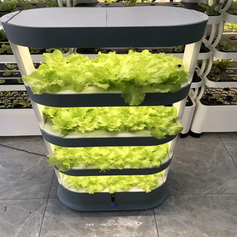 2023 New arrival indoor smart garden hydroponic intelligent vertical farming home hydroponic growing systems
