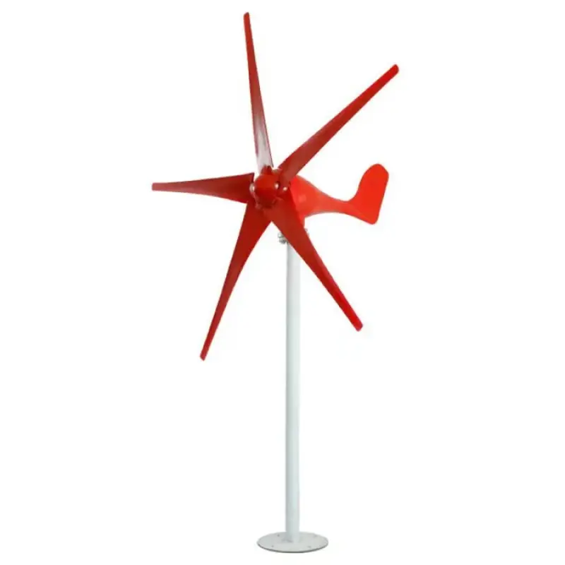 400W Windmill 12V 24V Horizontal Shaft Wind Turbine 5 Blades Home Wind Turbine Generator With Controller