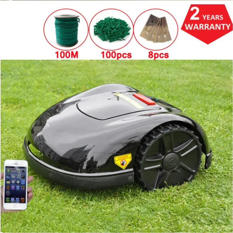 Newest Design Smart E1600 E1600T Robotic High Efficiency Rechargeable Remote Control Robot Lawn Mower