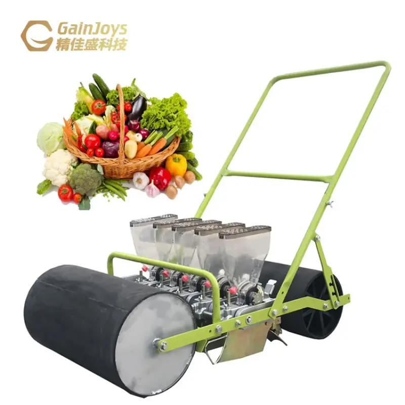 Farm machinery equipment garden tool hand push vegetable planter manual onion seeder