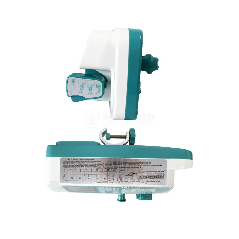 SY-G079H Best selling medical Electric Syringe  pump Rs232 interface Syringe Pump with Colorful LCD Display
