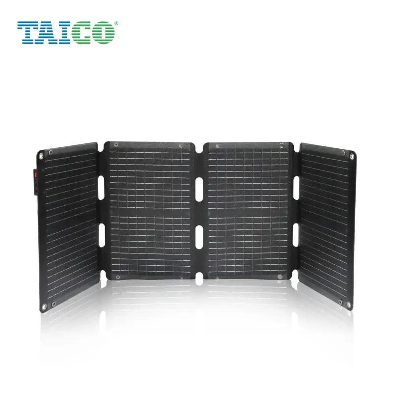 Foldable Solar Panels 60w 80w 100w 120w 18v Black flexible solar panels portable panel