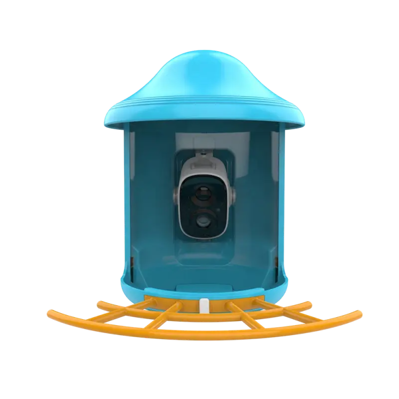 Smart Bird Feeder with Camera WiFi App Install Plastic Wild Bird Feeders Bird Detection and Recognition Camera