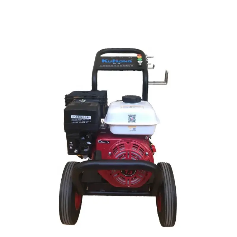 2.5GPM Gas Powered High Pressure Clean Machine  with 5 Adjustable Nozzles, 15 ft High Pressure Hose for Cleaning Walls, Terraces