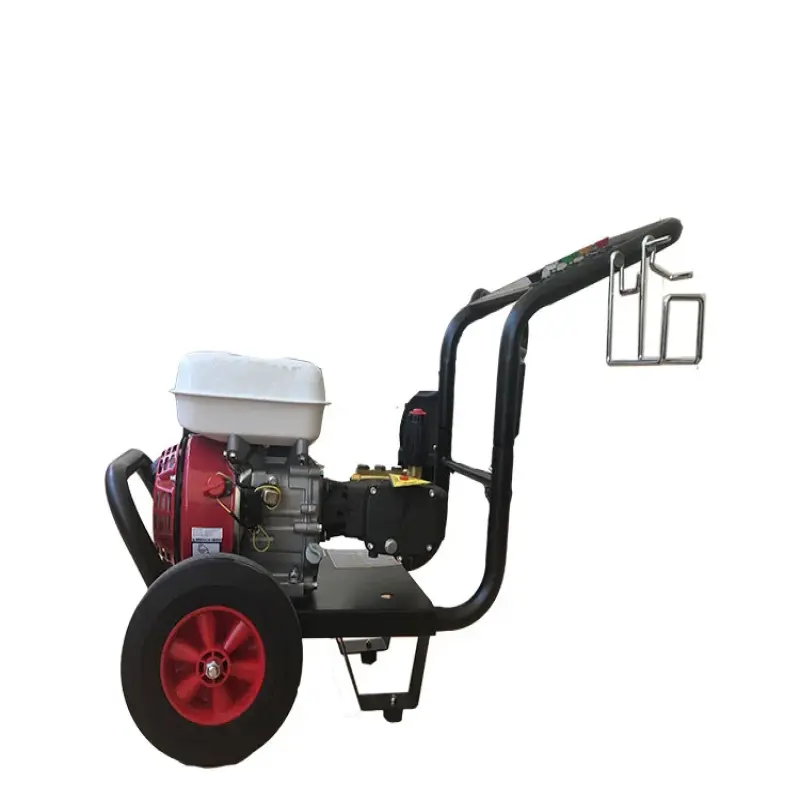 2.5GPM Gas Powered High Pressure Clean Machine  with 5 Adjustable Nozzles, 15 ft High Pressure Hose for Cleaning Walls, Terraces