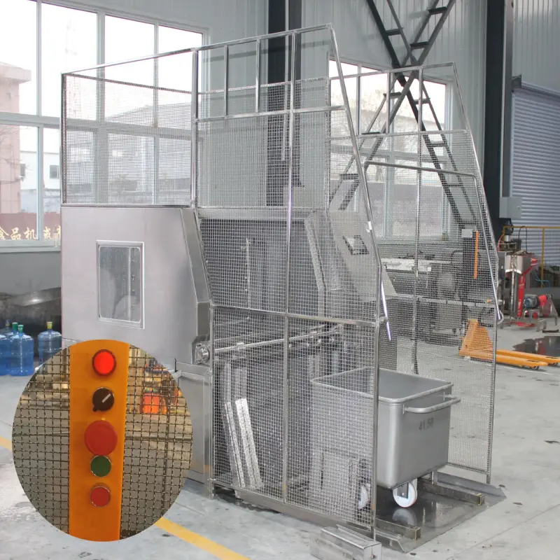 Meat Truck Washers Washing Machine High Pressure Stainless Steel High Pressure Water Pump Cleaning Truck and Bin Washing System