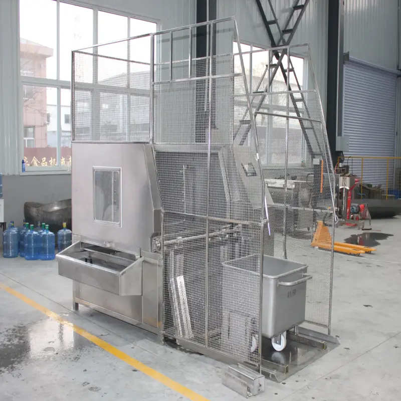 Meat Truck Washers Washing Machine High Pressure Stainless Steel High Pressure Water Pump Cleaning Truck and Bin Washing System