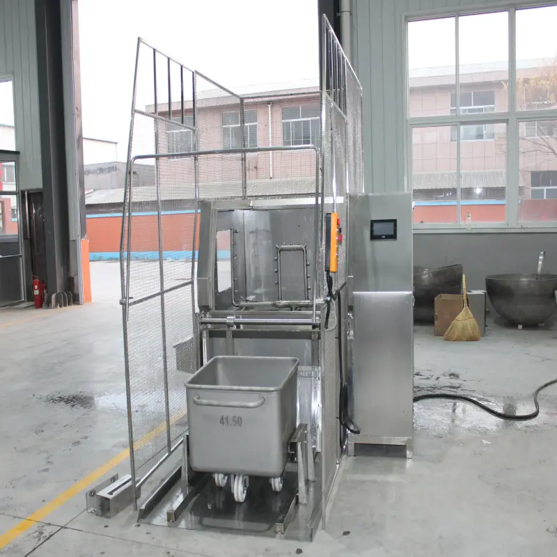 Meat Truck Washers Washing Machine High Pressure Stainless Steel High Pressure Water Pump Cleaning Truck and Bin Washing System