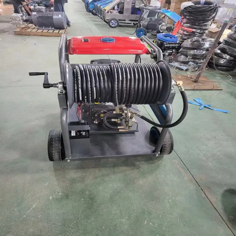 200bar high pressure pipe cleaner Cleaning Machine for Clogged Drains Dredge Pipe Sewers