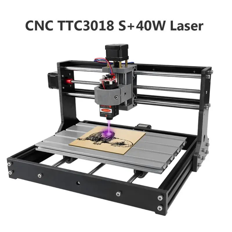 TWOTREES DIY CNC 3018 Pro Engraver Mini CNC Wood Router GRBL Control Wood router 3 Axis Laser engraving Machine and wood routers