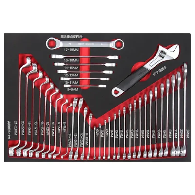 324 Pcs Hand Tools Sets for Car Repair CRV Hand Tools Hammer Knife Wrench combination with Toolbox
