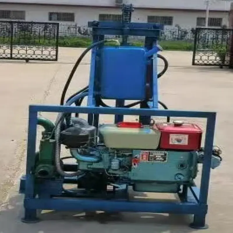 BZ-150 130m deep portable water well drilling rig machine for soil and rock drilling