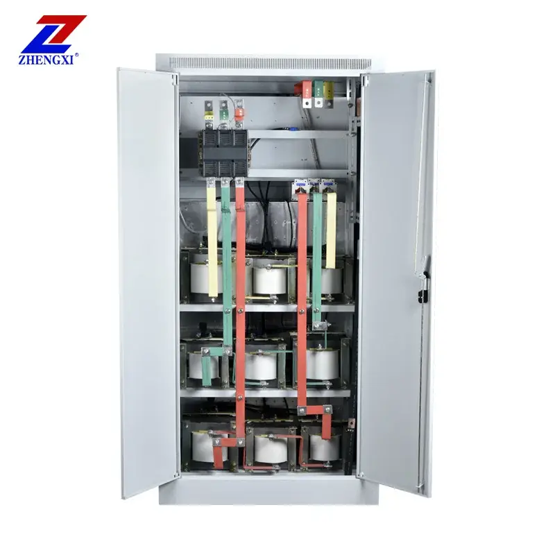 ZBW series 320-1200KVA super power 3 phase LCD intelligent servo fully automatic non-contact voltage regulator stabilizer