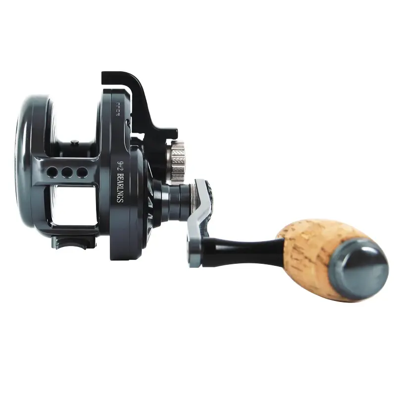 Full Metal 30kg Power Drag Fishing trolling Reels TF400R per L conventional tuna Sea Boat overhead Slow pitch Jigging Reel