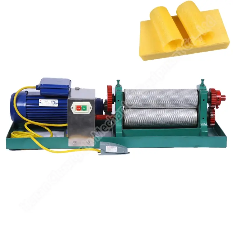 Press Embossing bee wax foundation full automatic machine