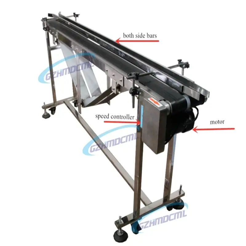 Light Rubber System Custom Assembly Line Industrial Belt-conveyor Pvc Belt Conveyor