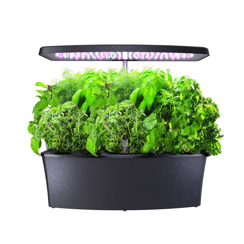 Wholesale LED Grow Light Indoor Greenhouse Hydroponic Smart Garden System Mini Garden With Specific Spectrum Planting 12 Pods