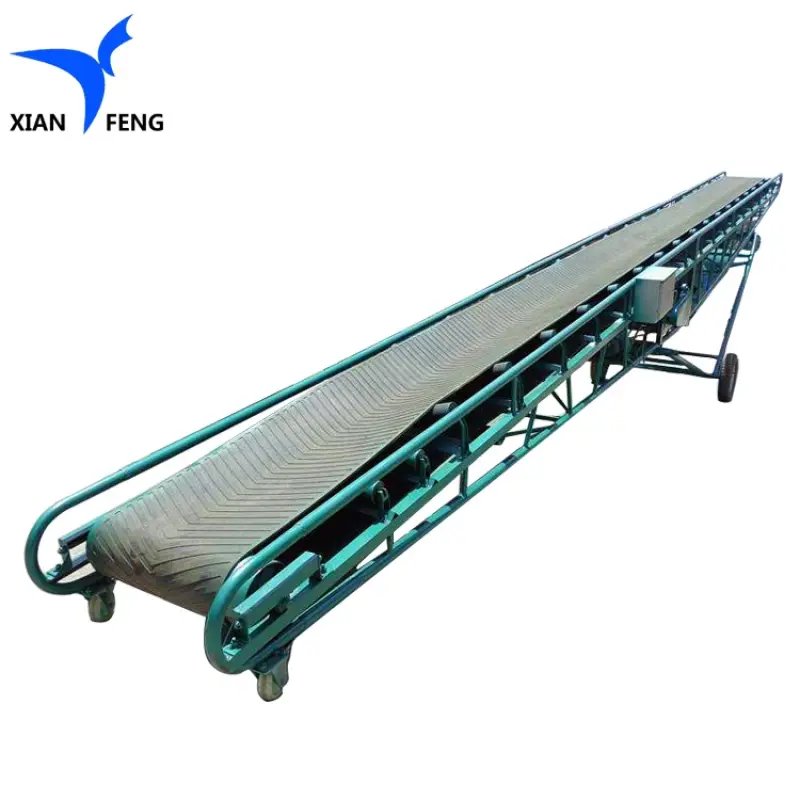 500Ton per hour fixed flat belt conveyor for gravel sand cement industry