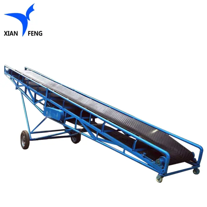 500Ton per hour fixed flat belt conveyor for gravel sand cement industry