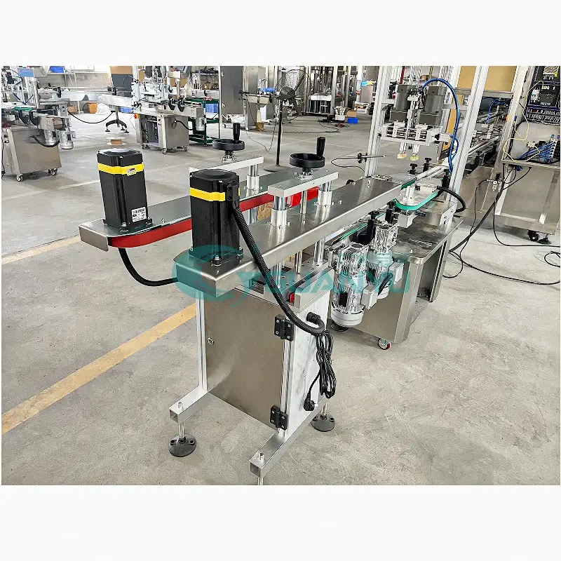 Full-automatic Clamping Bottle Conveying Machine Bottomless Side Transfer Belt Conveyor