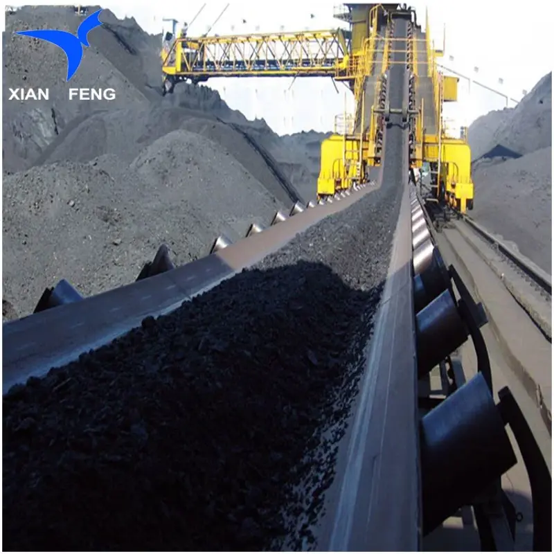 500Ton per hour fixed flat belt conveyor for gravel sand cement industry