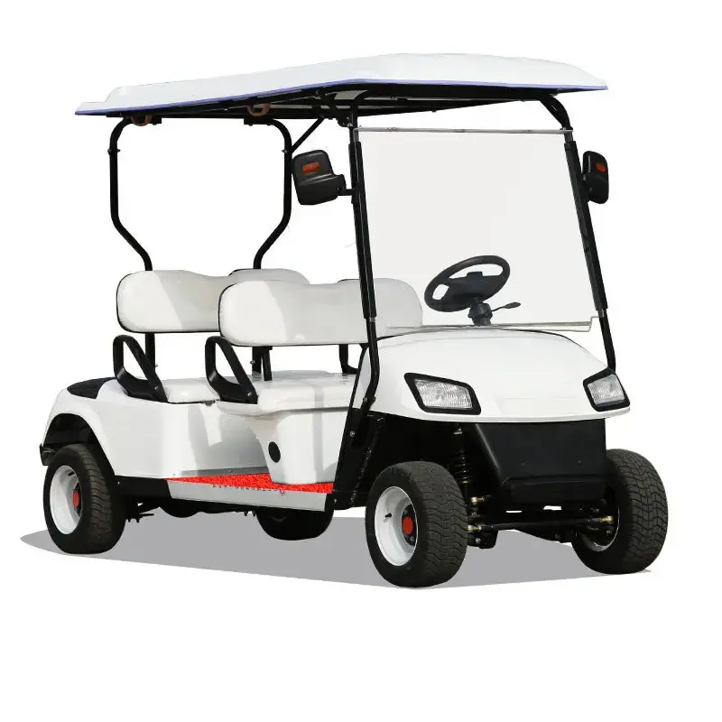 High Speed Electric Golf Cart With Back 4 Seat Kit