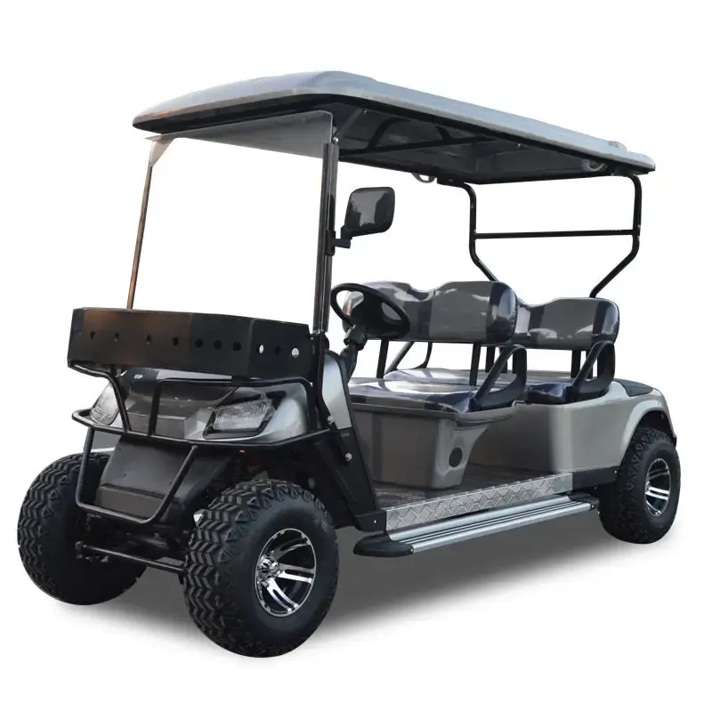 High Speed Electric Golf Cart With Back 4 Seat Kit