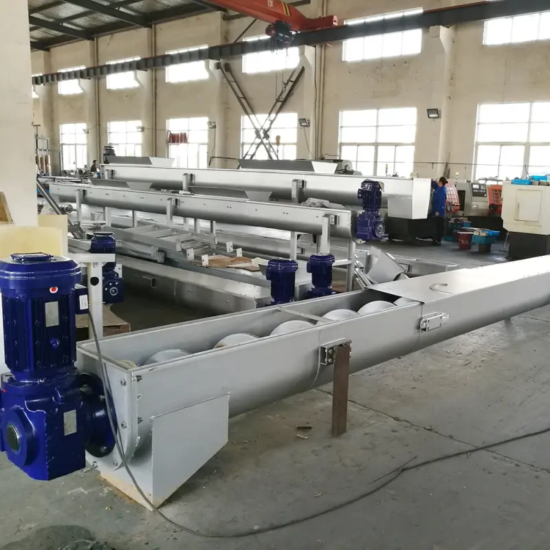 Continuous Sludge Cake Screw Inclined Shaft Conveyor Conveyer Transfer Feeder Equipment With Good Design