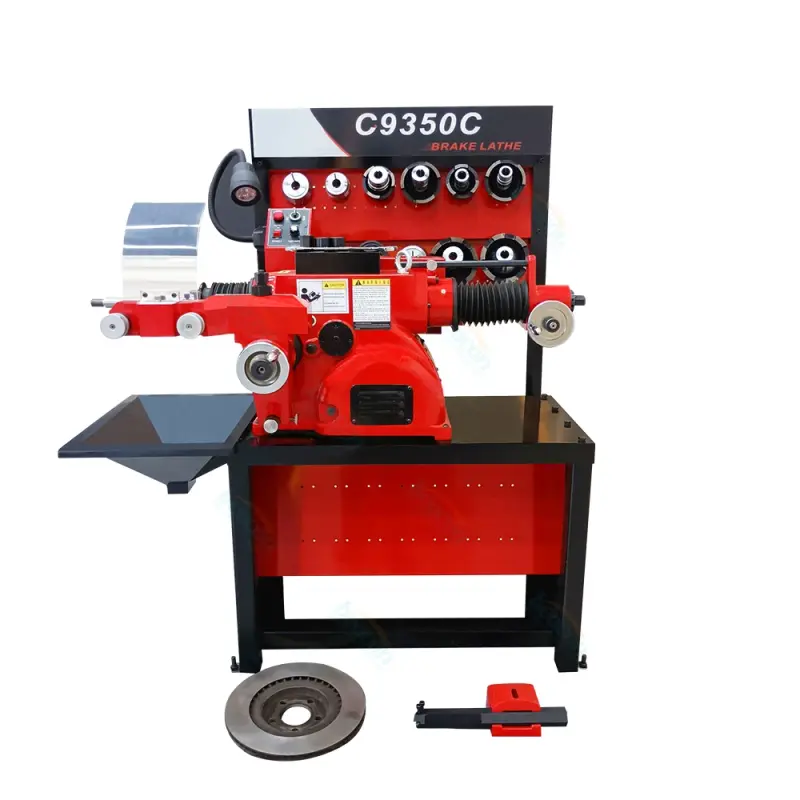 car brake disc skimming grinding and drum cutting brake lathe skimming repair machine C9350C