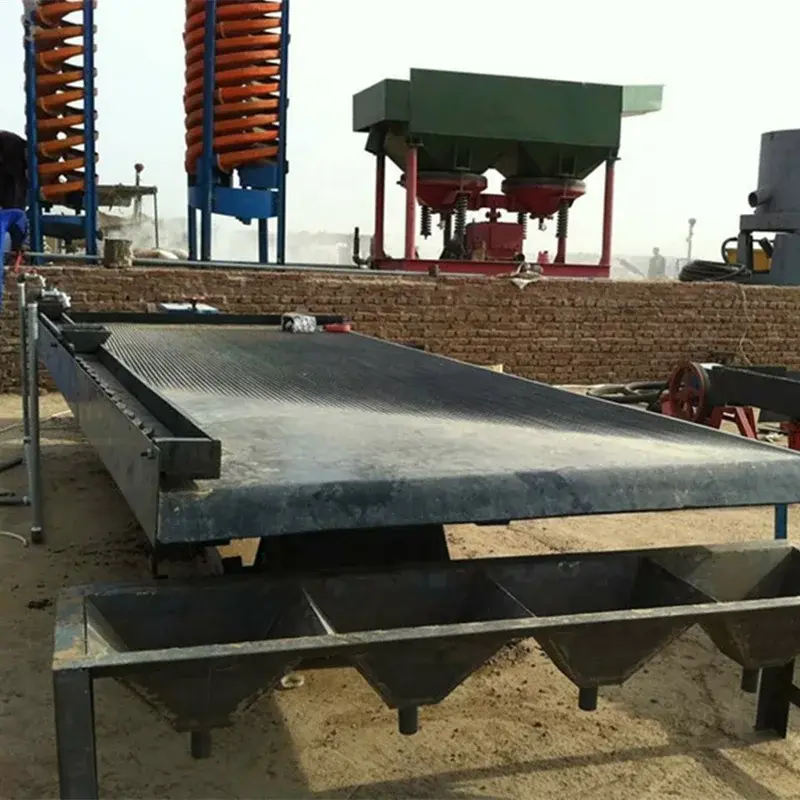 New Product Gold Panning Machine 6-S Shaking Table Mineral Rock Ore Gravity Separation Machine Shaking Table For Sale