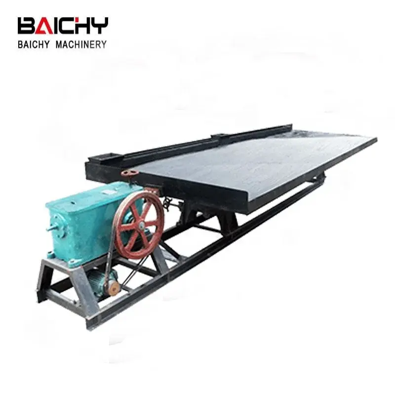 New Product Gold Panning Machine 6-S Shaking Table Mineral Rock Ore Gravity Separation Machine Shaking Table For Sale