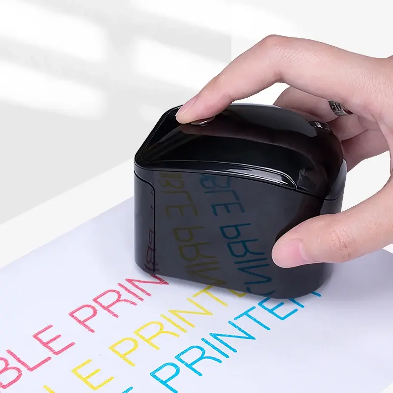2023 New arrival tattoo printer wireless WiFi handheld inkjet printer Digital skin food plastic cloth portable mini printer
