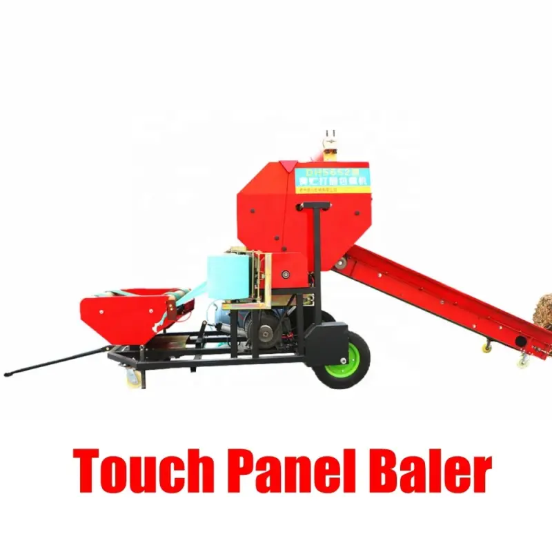 Mini Silage baler and wrapper silage packing machine silage harvester