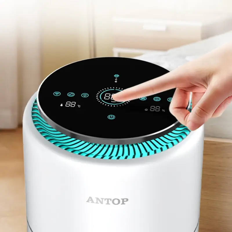 Auto Smart Large Room Air Purifiers Cleaner Portable 3-in-1 True Hepa Home Air Purifier for Bedroom