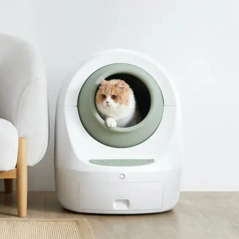 Luxury Large Enclosed Automatic Cat Toilet Box
