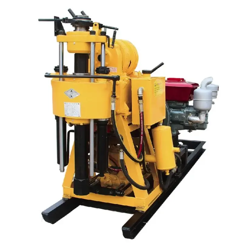 Industrial ground water drilling rig 200m borehole drilling machine