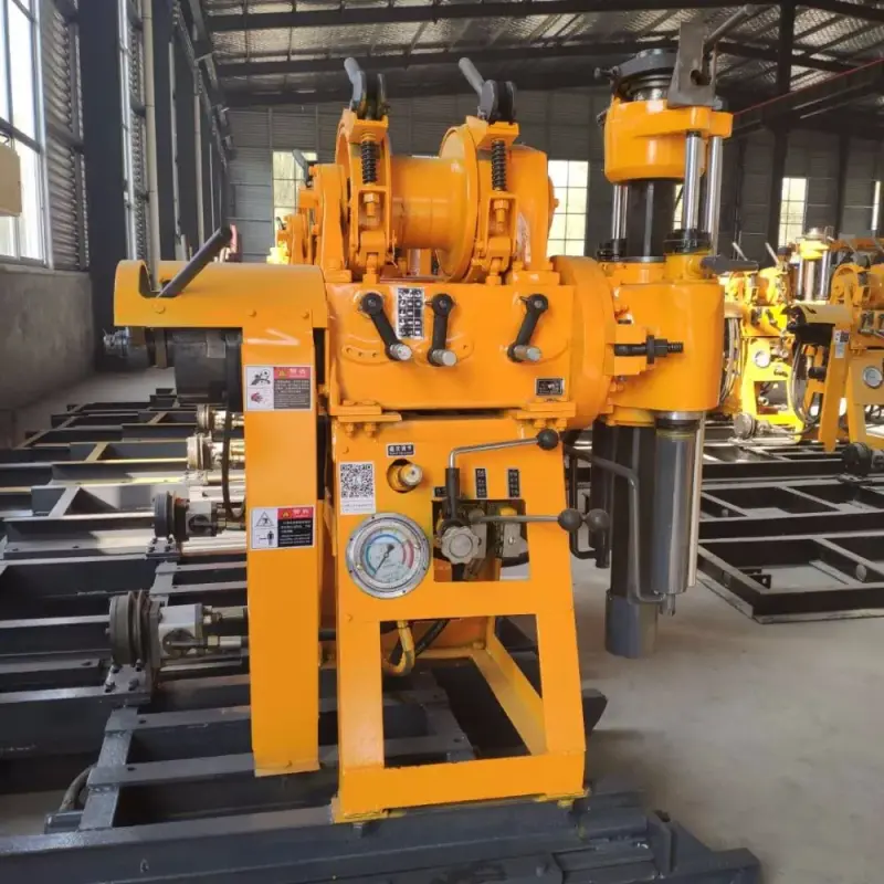 Industrial ground water drilling rig 200m borehole drilling machine